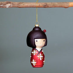 Kokeshi Doll bauble at Albert & Moo