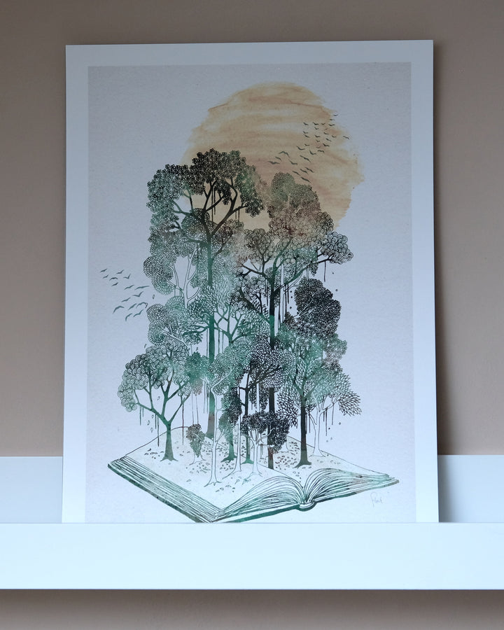 Jungle Book A3 Print Print by Fleck Illustration at Albert & Moo