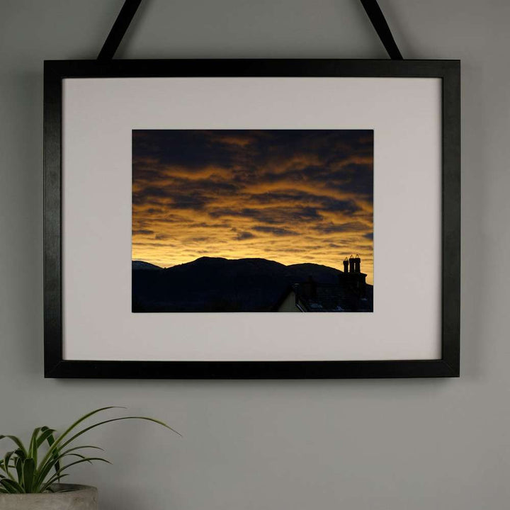 Limited Edition Burnt Sky in Cumbria A3 Print